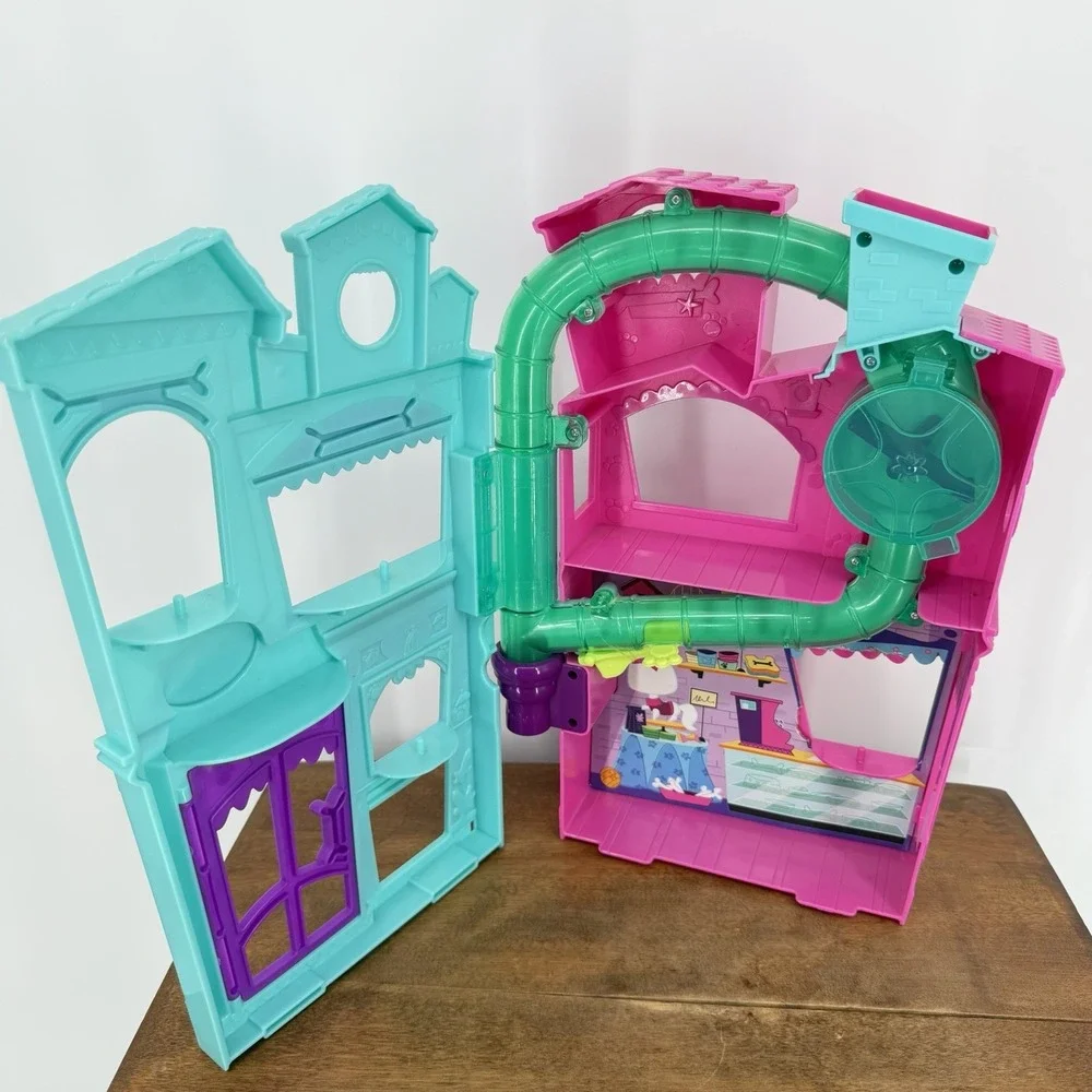 Littlest Pet Shop Pet Playset Storefront Slide Tube Hamster‎ Wheel 2012
